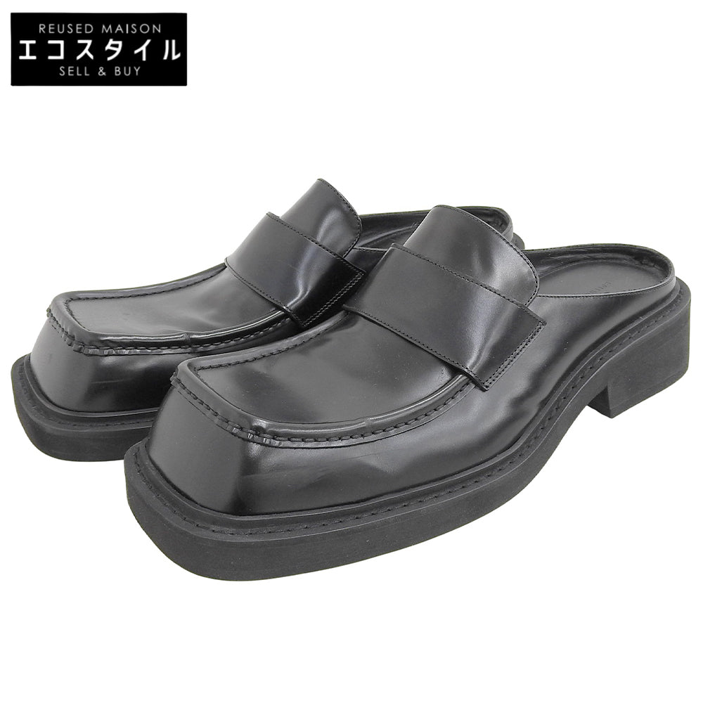 BALENCIAGA バレンシアガ スクエアトゥ インスペクター ミュール シューズ メンズ ブラック43 693778 シューズ 43