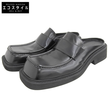 BALENCIAGA バレンシアガ スクエアトゥ インスペクター ミュール シューズ メンズ ブラック43 693778 シューズ 43