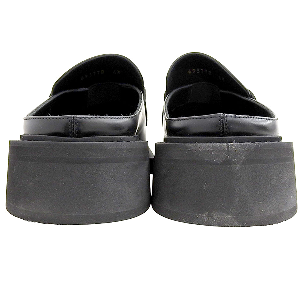 BALENCIAGA バレンシアガ スクエアトゥ インスペクター ミュール シューズ メンズ ブラック43 693778 シューズ 43