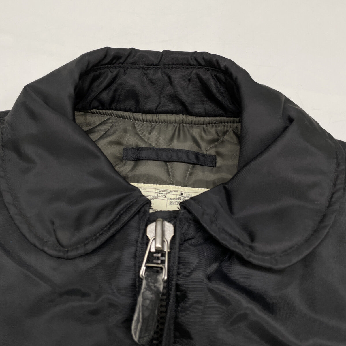 AVIREX アヴィレックス 652201 ﾌﾞﾗｯｸ CWU-45P 精鋭集団 裏ｷﾙﾄ ﾐﾘﾀﾘｰﾌﾗｲﾄｼﾞｬｹｯﾄ ジャケット S