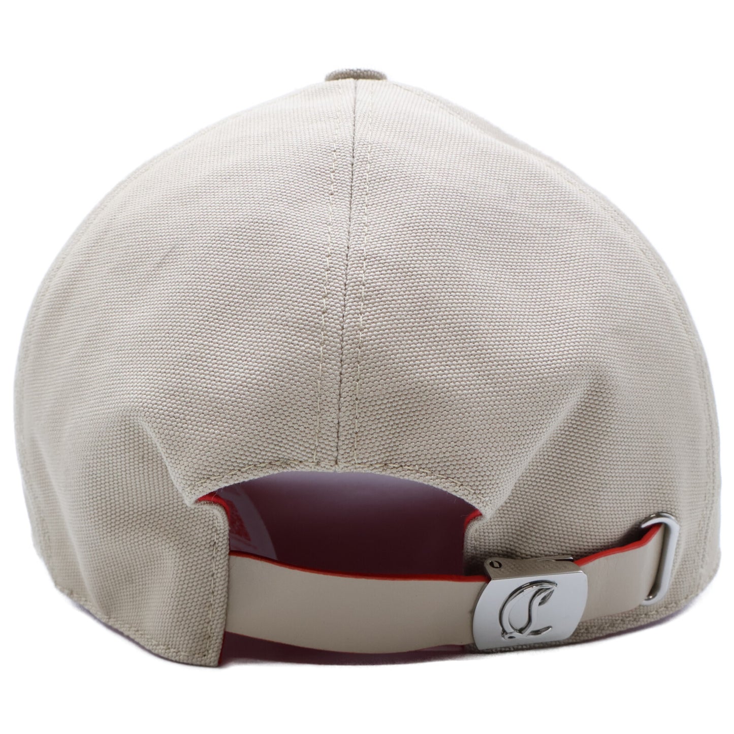 Christian Louboutin クリスチャンルブタン 3235373F701 Mooncrest/ムーンクレスト CLロゴ刺繍 ベースボールキャップ 帽子 M