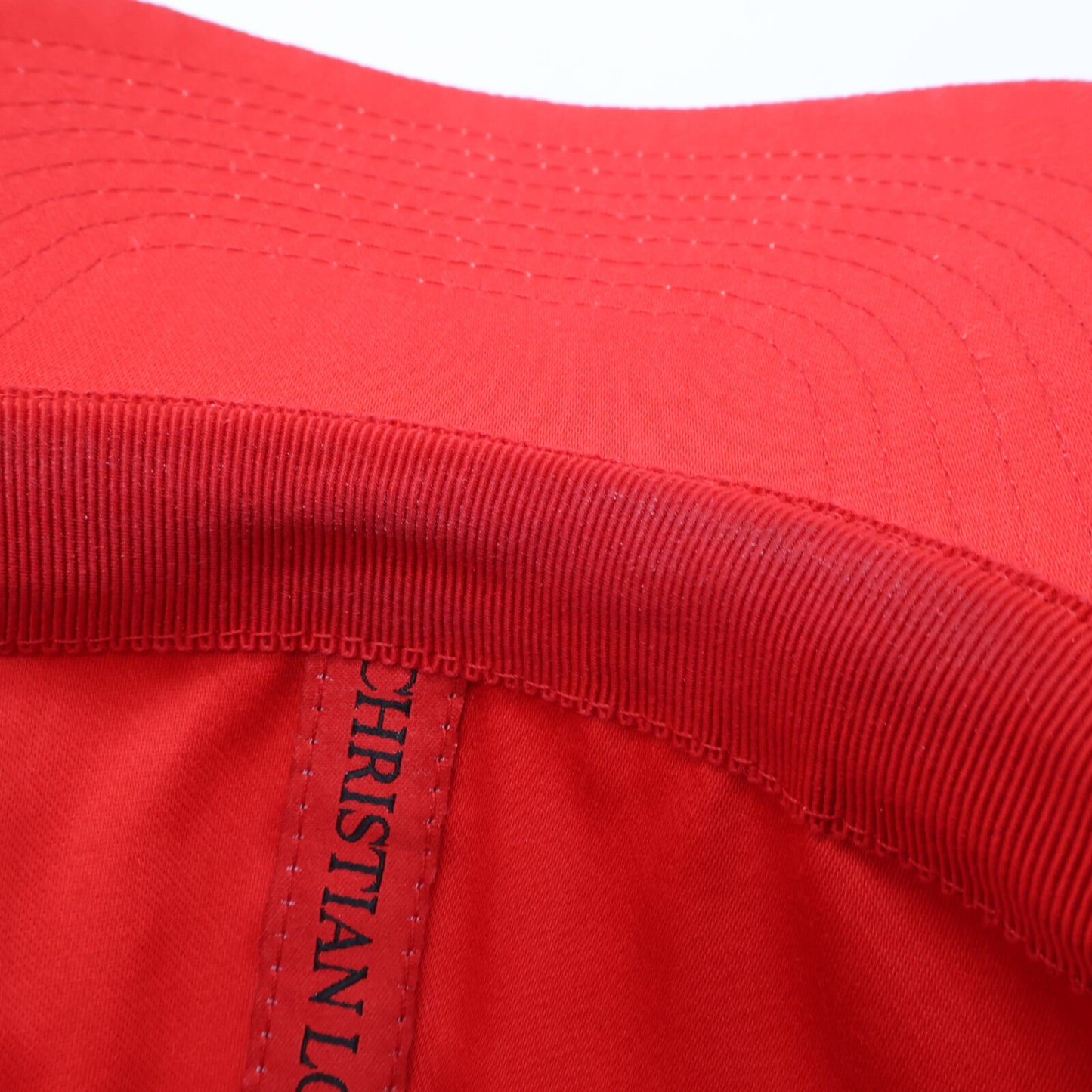 Christian Louboutin クリスチャンルブタン 3235373F701 Mooncrest/ムーンクレスト CLロゴ刺繍 ベースボールキャップ 帽子 M