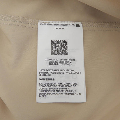 ARC'TERYX アークテリクス SKYLINE LS SHIRT スカイライン ロングスリーブ シャツ トップス メンズ ベージュ L 23年製 トップス L