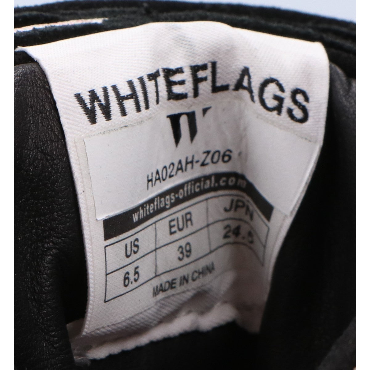 WHITE FLAGS ホワイトフラッグス 【×haculla】 ペイントデザイン ハイカットスニーカー シューズ 24.5