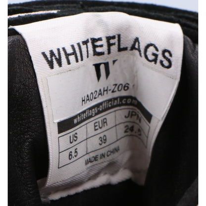 WHITE FLAGS ホワイトフラッグス 【×haculla】 ペイントデザイン ハイカットスニーカー シューズ 24.5