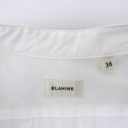 BLAMINK ブラミンク コットン バンドカラーシャツ トップス レディース ホワイト 36 7911-230-0127 トップス 36