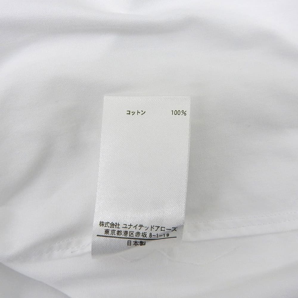 BLAMINK ブラミンク コットン バンドカラーシャツ トップス レディース ホワイト 36 7911-230-0127 トップス 36