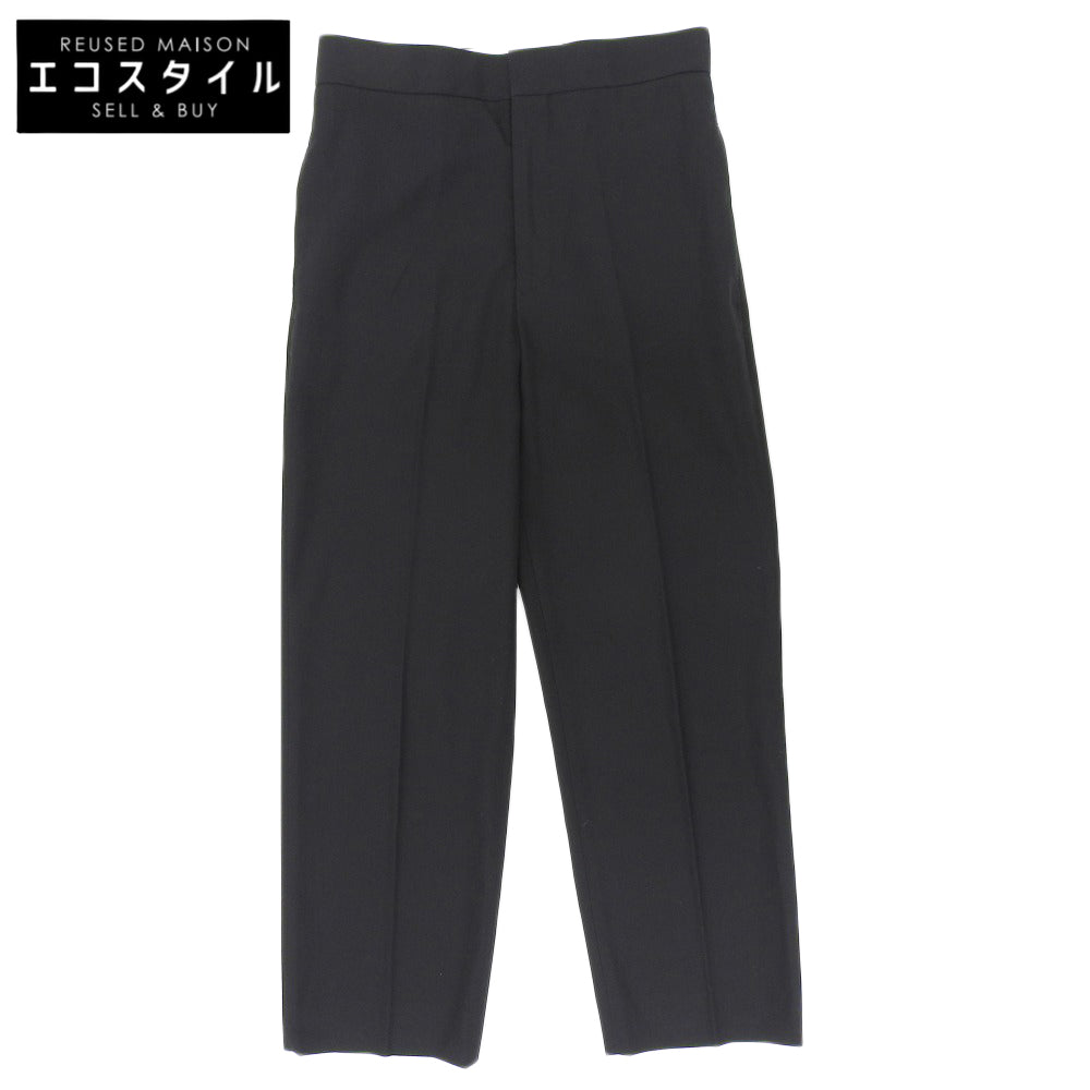 BLAMINK ブラミンク コットン センタープレス スラックス ボトムス レディース ブラック 36 ボトムス 36