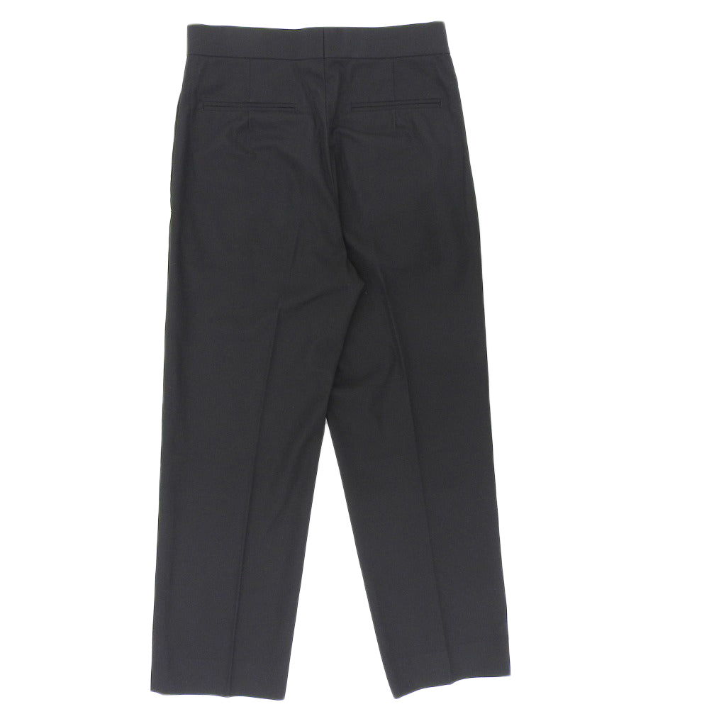 BLAMINK ブラミンク コットン センタープレス スラックス ボトムス レディース ブラック 36 ボトムス 36