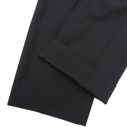 BLAMINK ブラミンク コットン センタープレス スラックス ボトムス レディース ブラック 36 ボトムス 36