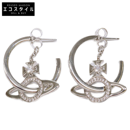 Vivienne Westwood ヴィヴィアンウエストウッド MIRANDA ミランダ オーブデザイン ラインストーン ピアス