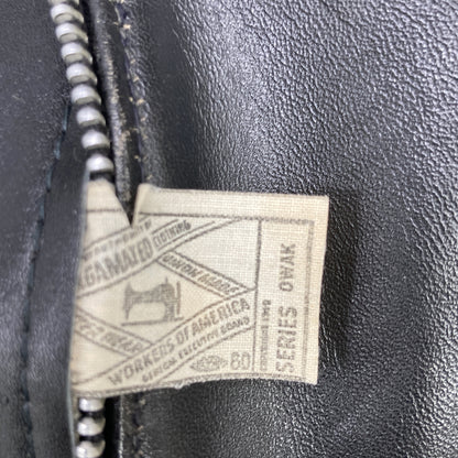 VINTAGE ヴィンテージ 【GRAIS】50年代 ﾌﾞﾗｯｸ ﾀﾞﾌﾞﾙﾗｲﾀﾞｰｽｼﾞｬｹｯﾄ CONMATICｼﾞｯﾌﾟ ジャケット 表記なし