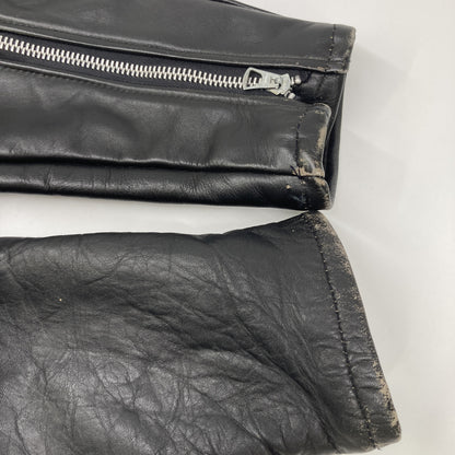 VINTAGE ヴィンテージ 【GRAIS】50年代 ﾌﾞﾗｯｸ ﾀﾞﾌﾞﾙﾗｲﾀﾞｰｽｼﾞｬｹｯﾄ CONMATICｼﾞｯﾌﾟ ジャケット 表記なし