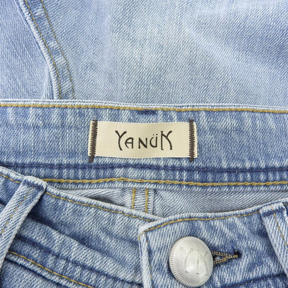 YANUK ヤヌーク 美品 ルーズストレート JOAN FVS パンツ ボトムス レディース ヴィンテージブルー 24 ボトムス 24
