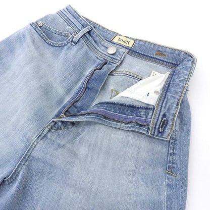 YANUK ヤヌーク 美品 ルーズストレート JOAN FVS パンツ ボトムス レディース ヴィンテージブルー 24 ボトムス 24