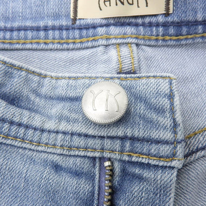 YANUK ヤヌーク 美品 ルーズストレート JOAN FVS パンツ ボトムス レディース ヴィンテージブルー 24 ボトムス 24