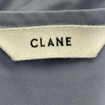 CLANE クラネ 12112-5062 コットン ショートスリーブ ワイドベルトマキシ ワンピース 1