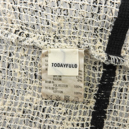 TODAYFUL トゥデイフル 美品 Embroidery Mesh Shirts コットン×ナイロン トップス レディース ベージュ F 12320405 トップス F