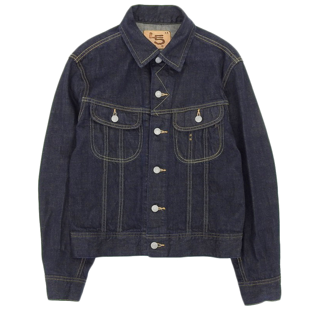 45rpm フォーティファイブアールピーエム ライ麦デニムの908 Gジャン ジャケット レディース インディゴ 2 ジャケット 2
