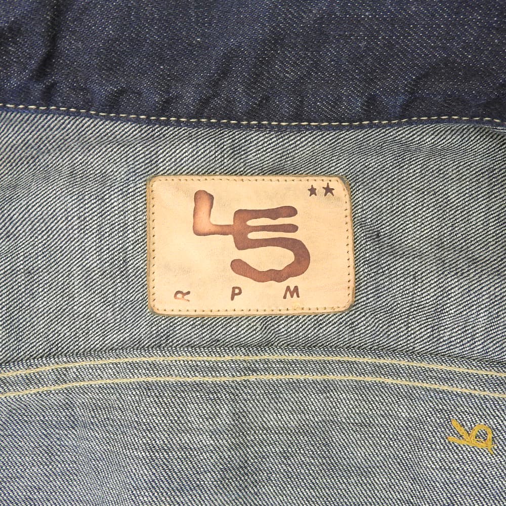 45rpm フォーティファイブアールピーエム ライ麦デニムの908 Gジャン ジャケット レディース インディゴ 2 ジャケット 2