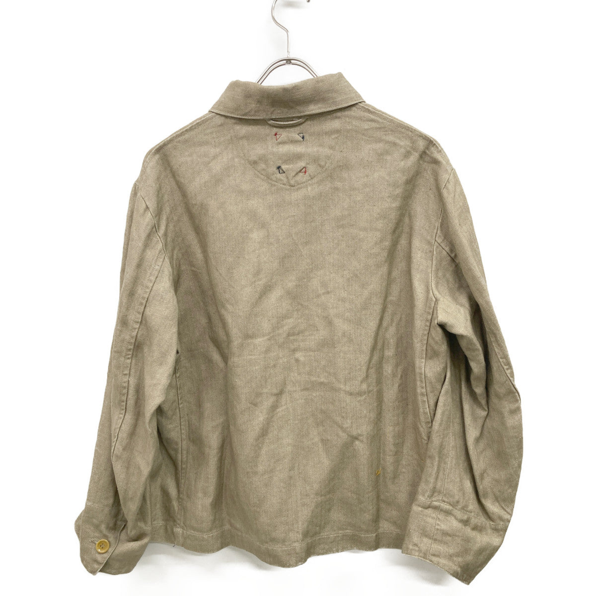 45R フォーティファイブ アール 80210051 ﾍﾞｰｼﾞｭ ﾘﾈﾝﾍﾘﾝﾎﾞｰﾝの908ｵｰｼｬﾝｵｰﾙ オーバーオール オールインワン 2