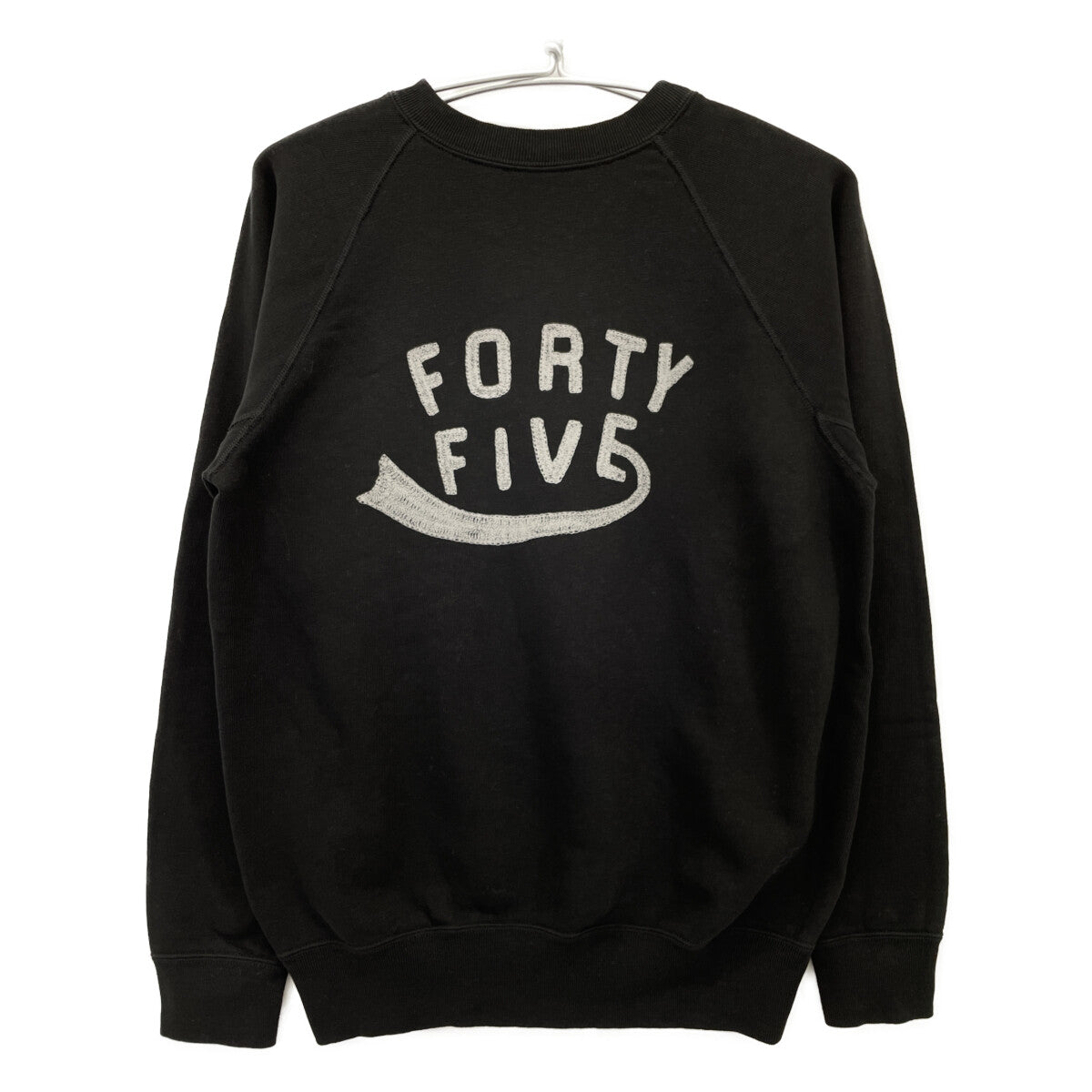 45R フォーティファイブ アール 81270304 ﾌﾞﾗｯｸ 裏毛の908ﾗｸﾞﾗﾝｽｳｪｯﾄ トップス 03