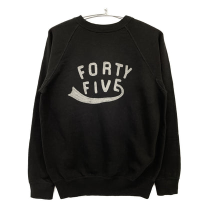 45R フォーティファイブ アール 81270304 ﾌﾞﾗｯｸ 裏毛の908ﾗｸﾞﾗﾝｽｳｪｯﾄ トップス 03