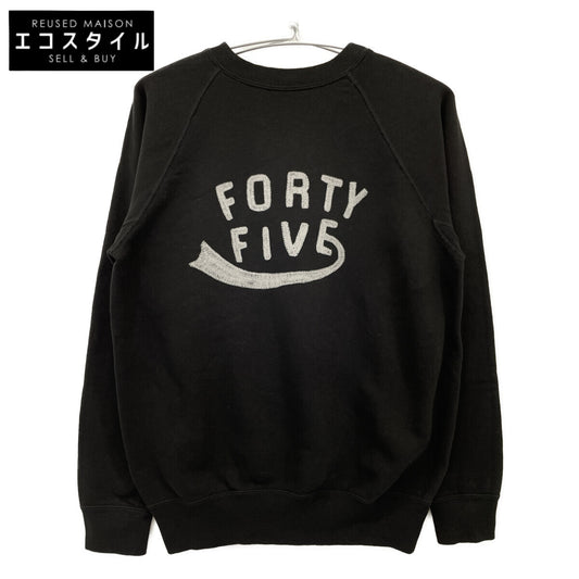 45R フォーティファイブ アール 81270304 ﾌﾞﾗｯｸ 裏毛の908ﾗｸﾞﾗﾝｽｳｪｯﾄ トップス 03