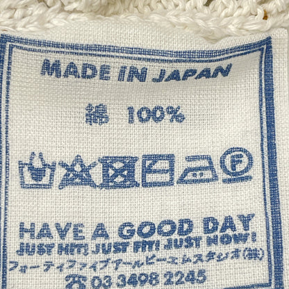 45R フォーティファイブ アール 70480011 ﾎﾜｲﾄ ﾚｰｽdeﾆｯﾄのｶｰﾃﾞｨｶﾞﾝ トップス 03