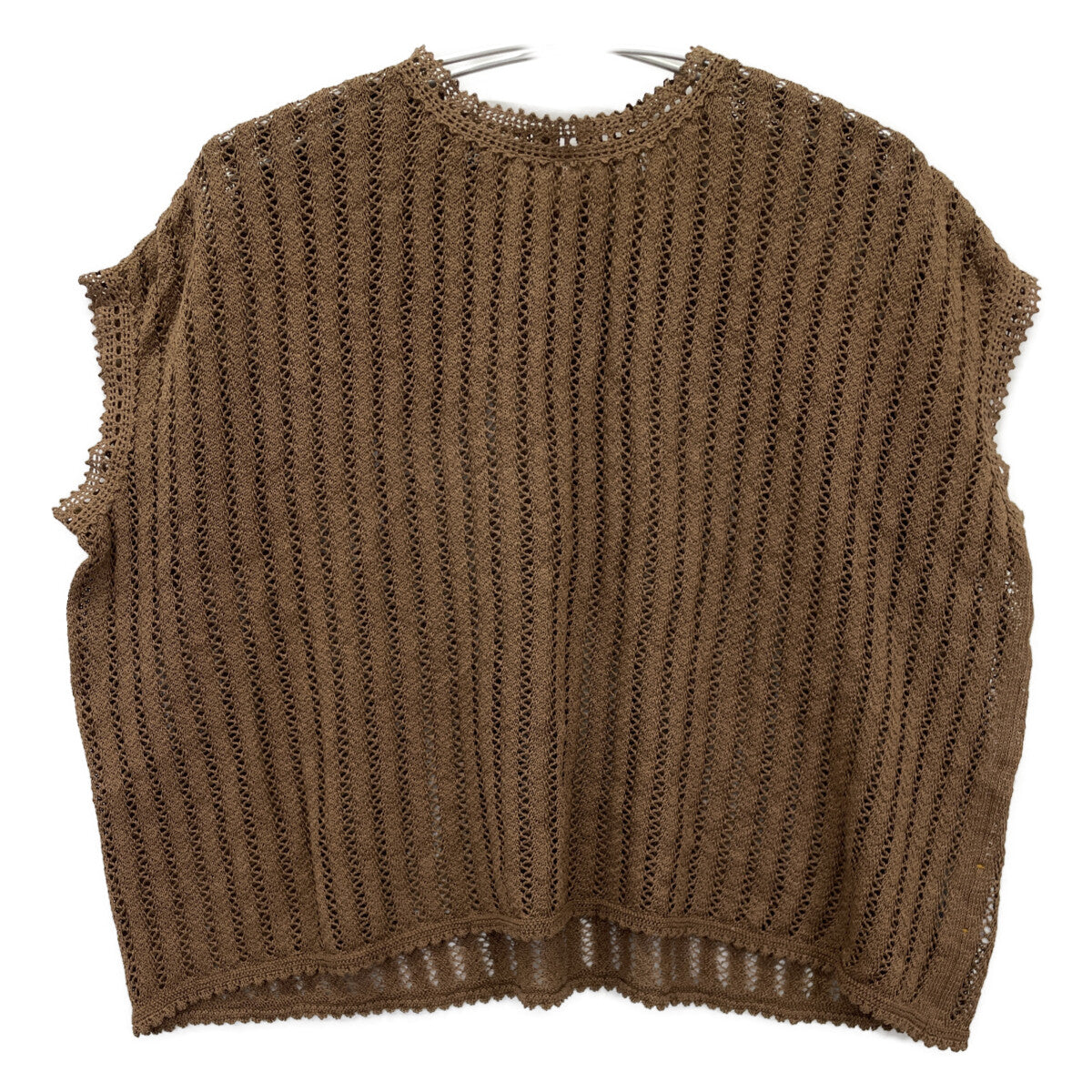 45R フォーティファイブ アール 70580062 ﾌﾞﾗｳﾝ ｷﾞﾏﾆｯﾄｿｰのﾚｰｽMｼｬﾂ トップス 表記なし