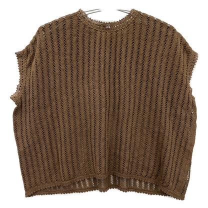 45R フォーティファイブ アール 70580062 ﾌﾞﾗｳﾝ ｷﾞﾏﾆｯﾄｿｰのﾚｰｽMｼｬﾂ トップス 表記なし