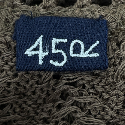 45R フォーティファイブ アール 70580062 ﾌﾞﾗｳﾝ ｷﾞﾏﾆｯﾄｿｰのﾚｰｽMｼｬﾂ トップス 表記なし