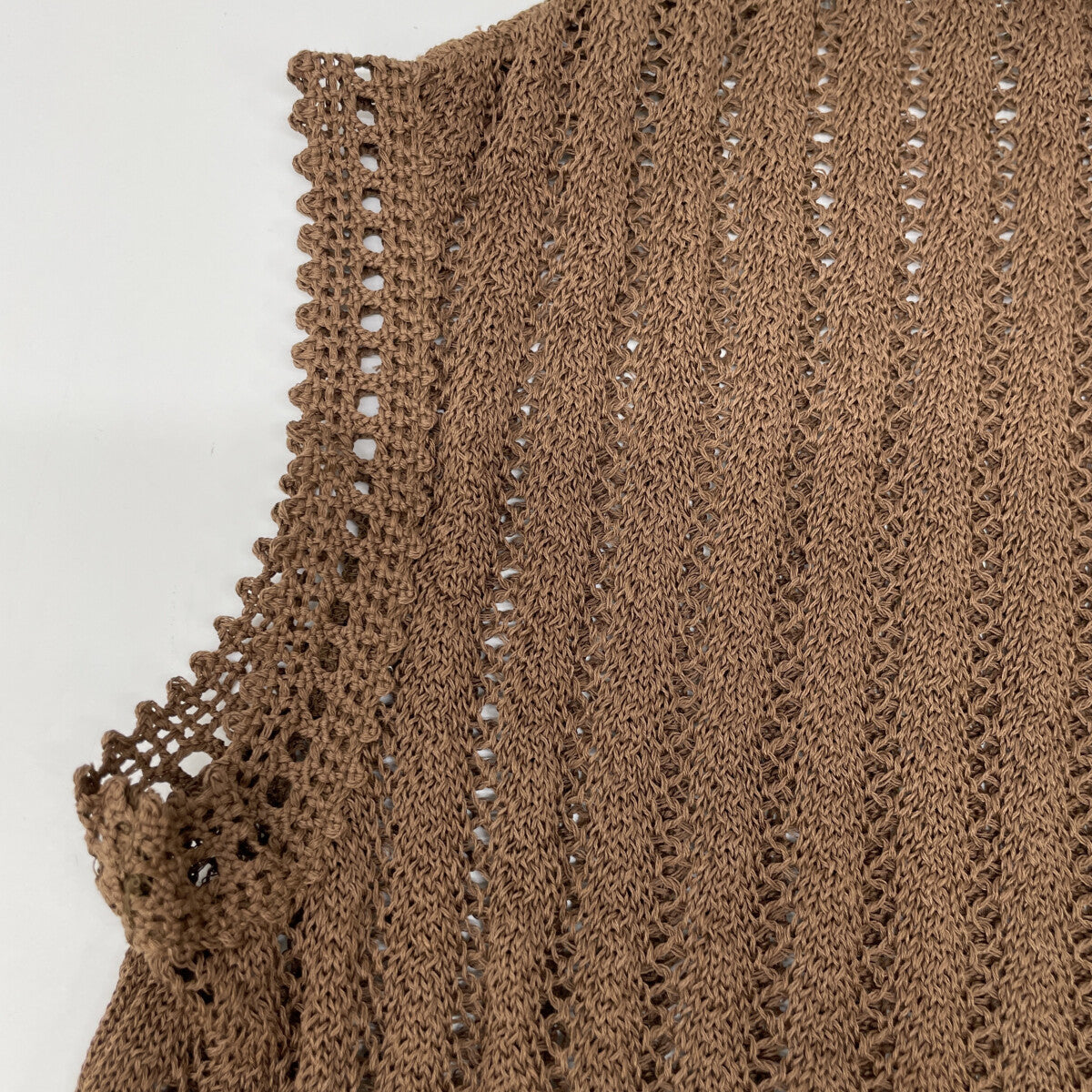 45R フォーティファイブ アール 70580062 ﾌﾞﾗｳﾝ ｷﾞﾏﾆｯﾄｿｰのﾚｰｽMｼｬﾂ トップス 表記なし