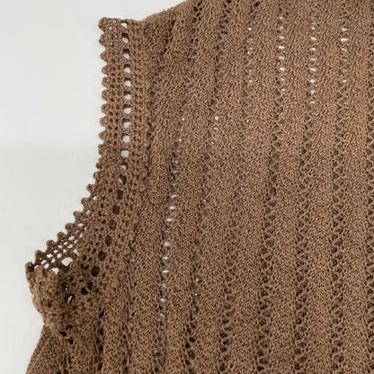 45R フォーティファイブ アール 70580062 ﾌﾞﾗｳﾝ ｷﾞﾏﾆｯﾄｿｰのﾚｰｽMｼｬﾂ トップス 表記なし