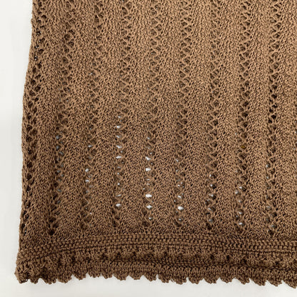 45R フォーティファイブ アール 70580062 ﾌﾞﾗｳﾝ ｷﾞﾏﾆｯﾄｿｰのﾚｰｽMｼｬﾂ トップス 表記なし