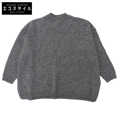 45R フォーティファイブ アール 美品 シェットランド超ガーゼのビッグスリット トップス レディース グレー 61080033 トップス ―