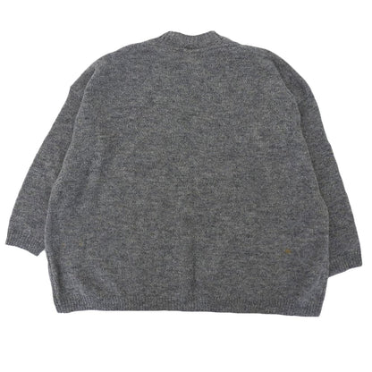 45R フォーティファイブ アール 美品 シェットランド超ガーゼのビッグスリット トップス レディース グレー 61080033 トップス ―