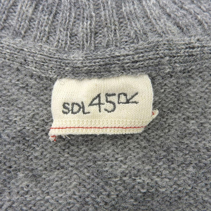 45R フォーティファイブ アール 美品 シェットランド超ガーゼのビッグスリット トップス レディース グレー 61080033 トップス ―