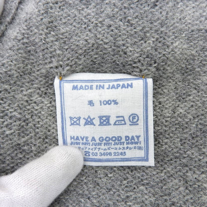 45R フォーティファイブ アール 美品 シェットランド超ガーゼのビッグスリット トップス レディース グレー 61080033 トップス ―