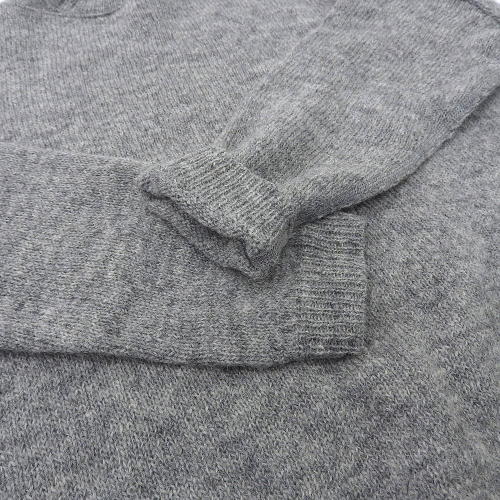 45R フォーティファイブ アール 美品 シェットランド超ガーゼのビッグスリット トップス レディース グレー 61080033 トップス ―