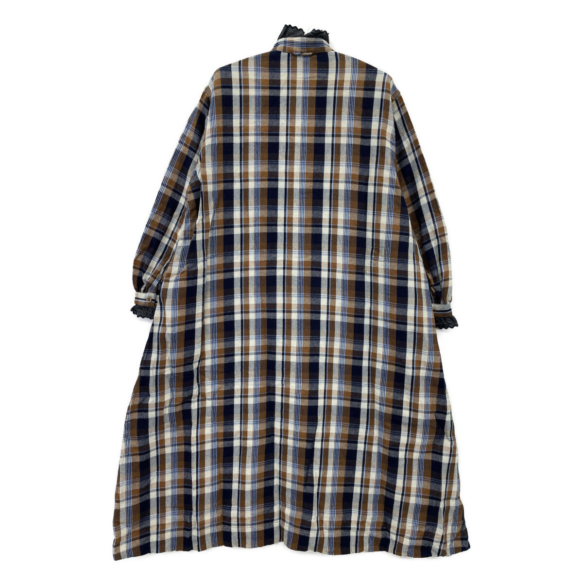 45R フォーティファイブ アール 71150104 ﾏﾙﾁｶﾗｰ 藍ざっくりﾈﾙのｸﾞｰｸﾞｰﾄﾞﾚｽ ワンピース 表記なし