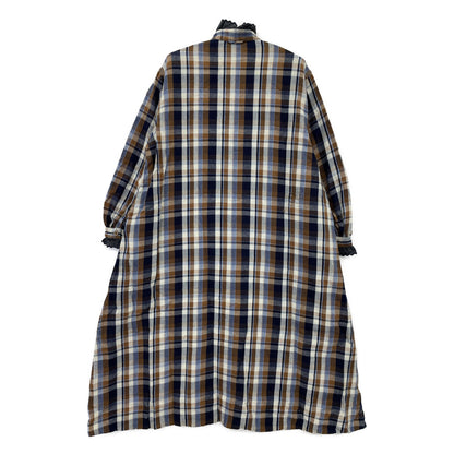 45R フォーティファイブ アール 71150104 ﾏﾙﾁｶﾗｰ 藍ざっくりﾈﾙのｸﾞｰｸﾞｰﾄﾞﾚｽ ワンピース 表記なし