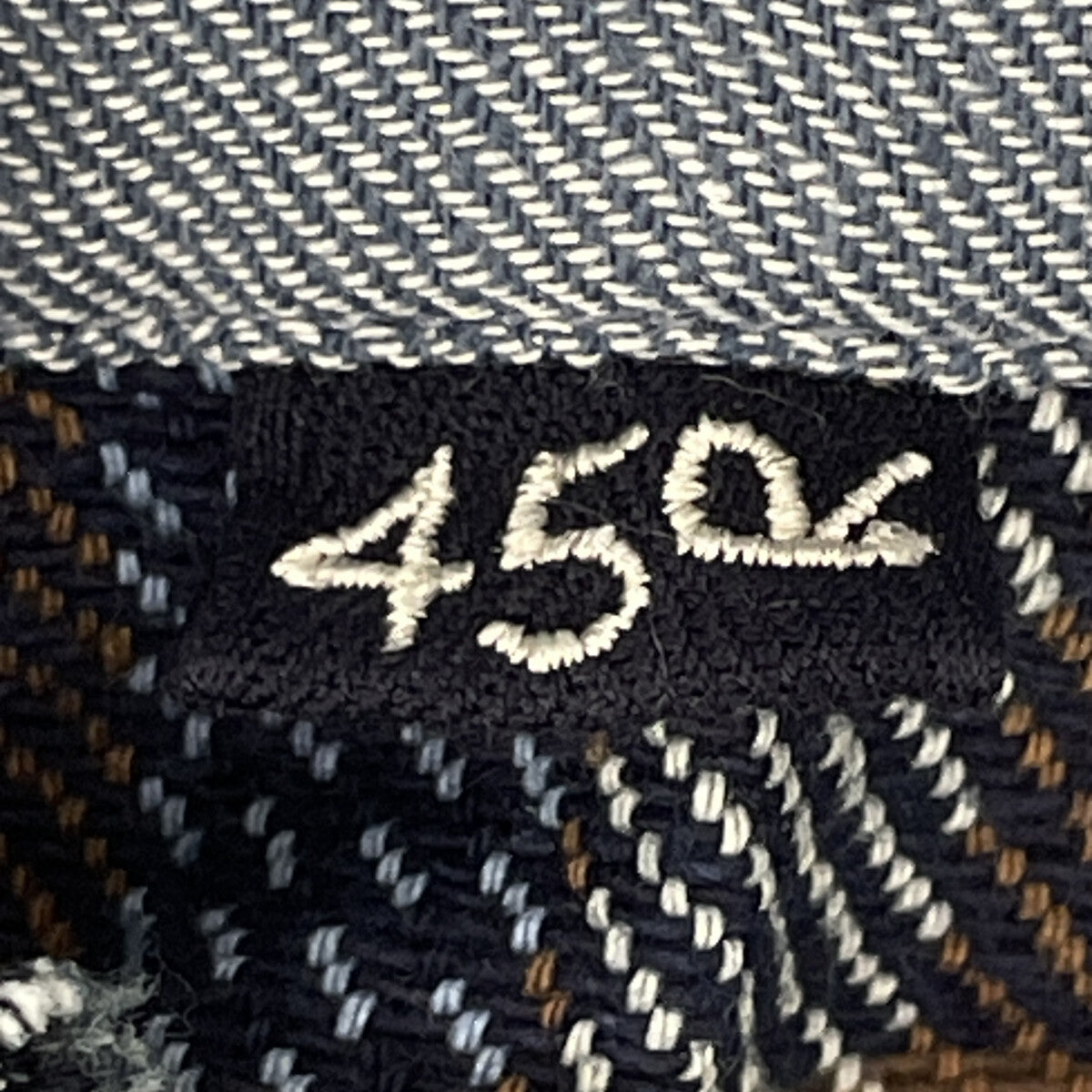 45R フォーティファイブ アール 71150104 ﾏﾙﾁｶﾗｰ 藍ざっくりﾈﾙのｸﾞｰｸﾞｰﾄﾞﾚｽ ワンピース 表記なし