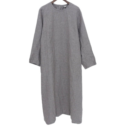 45R フォーティファイブ アール インドリネンのドレス ワンピース レディース グレー 7045086 ワンピース ―