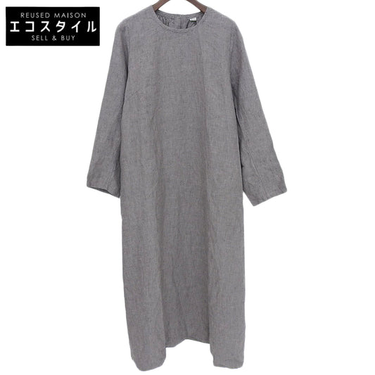 45R フォーティファイブ アール インドリネンのドレス ワンピース レディース グレー 7045086 ワンピース ―