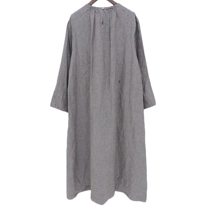 45R フォーティファイブ アール インドリネンのドレス ワンピース レディース グレー 7045086 ワンピース ―