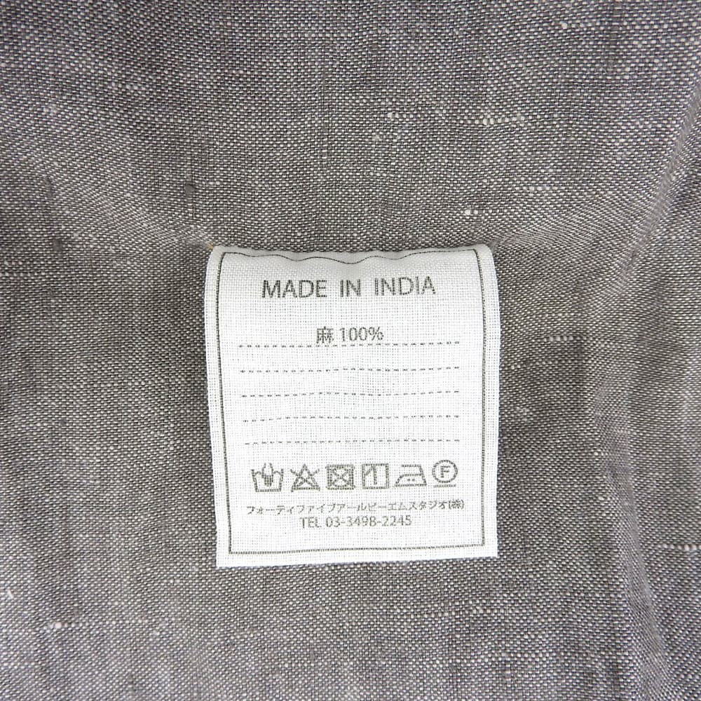 45R フォーティファイブ アール インドリネンのドレス ワンピース レディース グレー 7045086 ワンピース ―