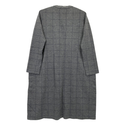 45R フォーティファイブ アール 5095027 ｸﾞﾚｰ ｳｰﾙ100 ｳｨﾝﾄﾞﾍﾟﾝﾁｪｯｸﾜﾝﾋﾟｰｽ ﾄﾞﾚｽ ワンピース 表記なし