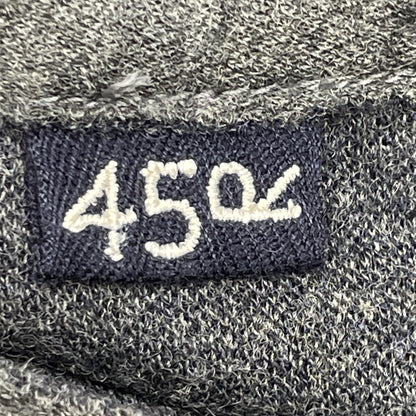 45R フォーティファイブ アール 5095027 ｸﾞﾚｰ ｳｰﾙ100 ｳｨﾝﾄﾞﾍﾟﾝﾁｪｯｸﾜﾝﾋﾟｰｽ ﾄﾞﾚｽ ワンピース 表記なし