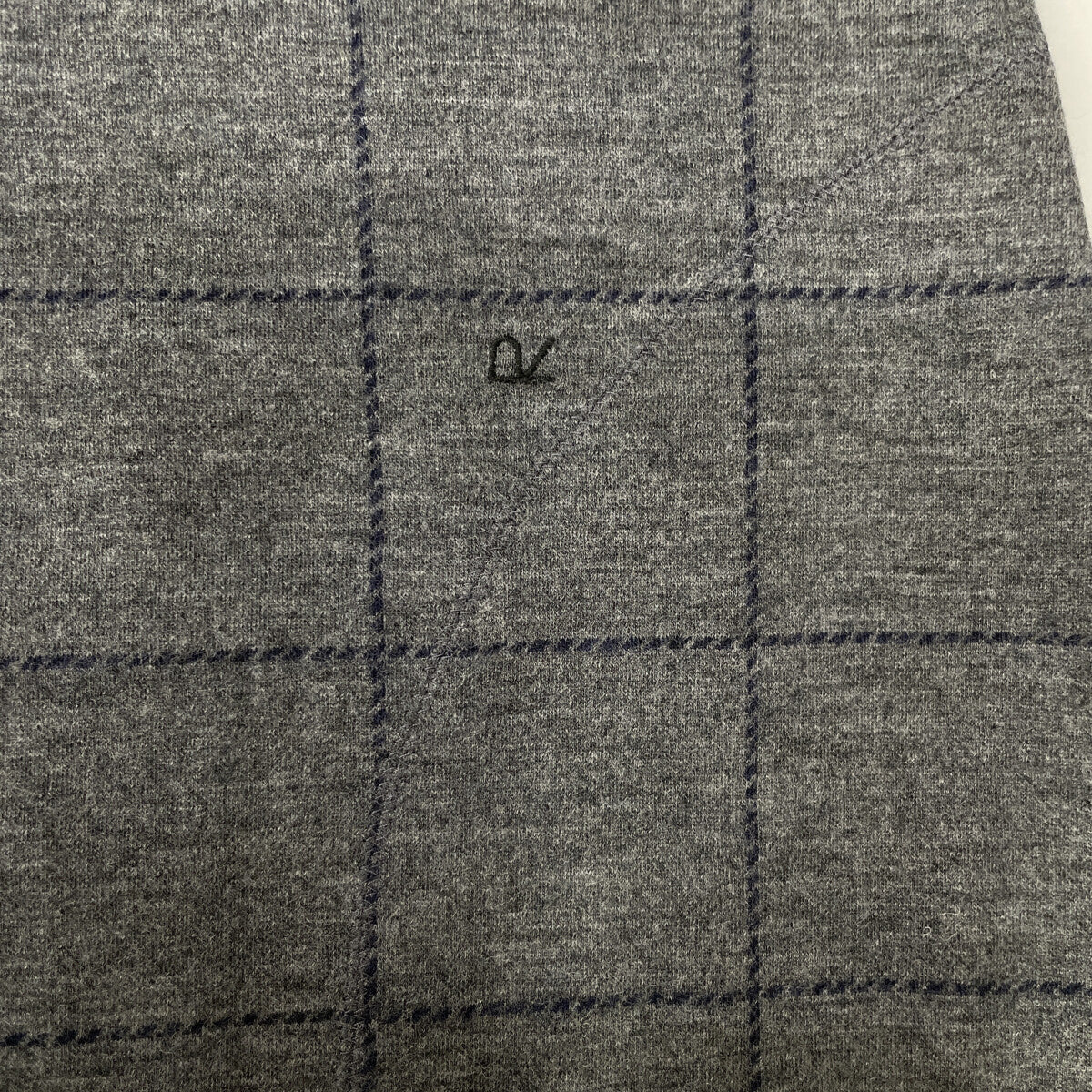 45R フォーティファイブ アール 5095027 ｸﾞﾚｰ ｳｰﾙ100 ｳｨﾝﾄﾞﾍﾟﾝﾁｪｯｸﾜﾝﾋﾟｰｽ ﾄﾞﾚｽ ワンピース 表記なし